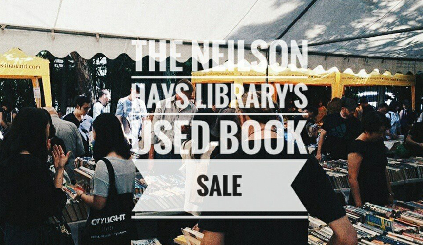 Book Sale ที่ห้องสมุด Neilson Hays Library 
